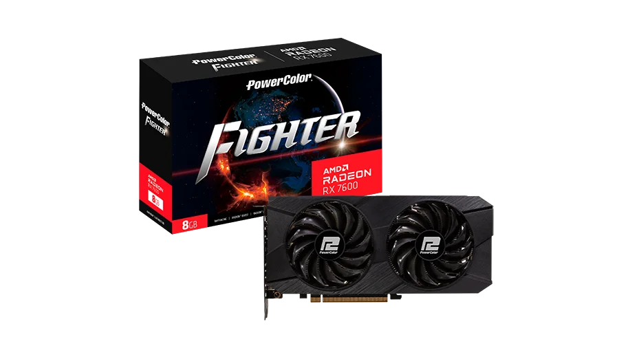 PowerColor Fighter AMD Radeon RX 7600 8GB GDDR6
